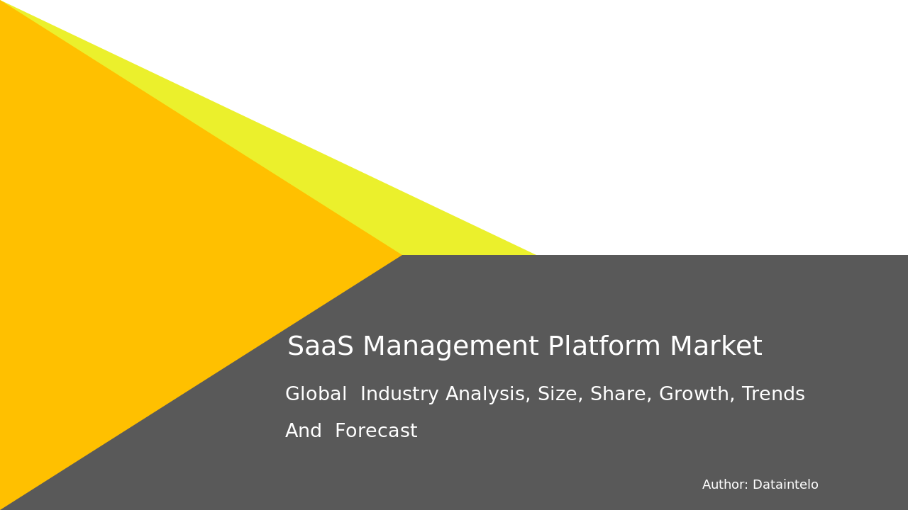 SaaS Management Platform Market Research Report 2032