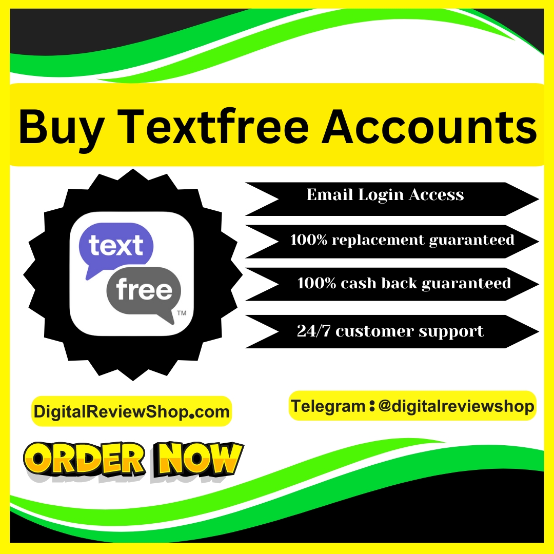Buy Textfree Accounts - (PVA & Bulk) 2025