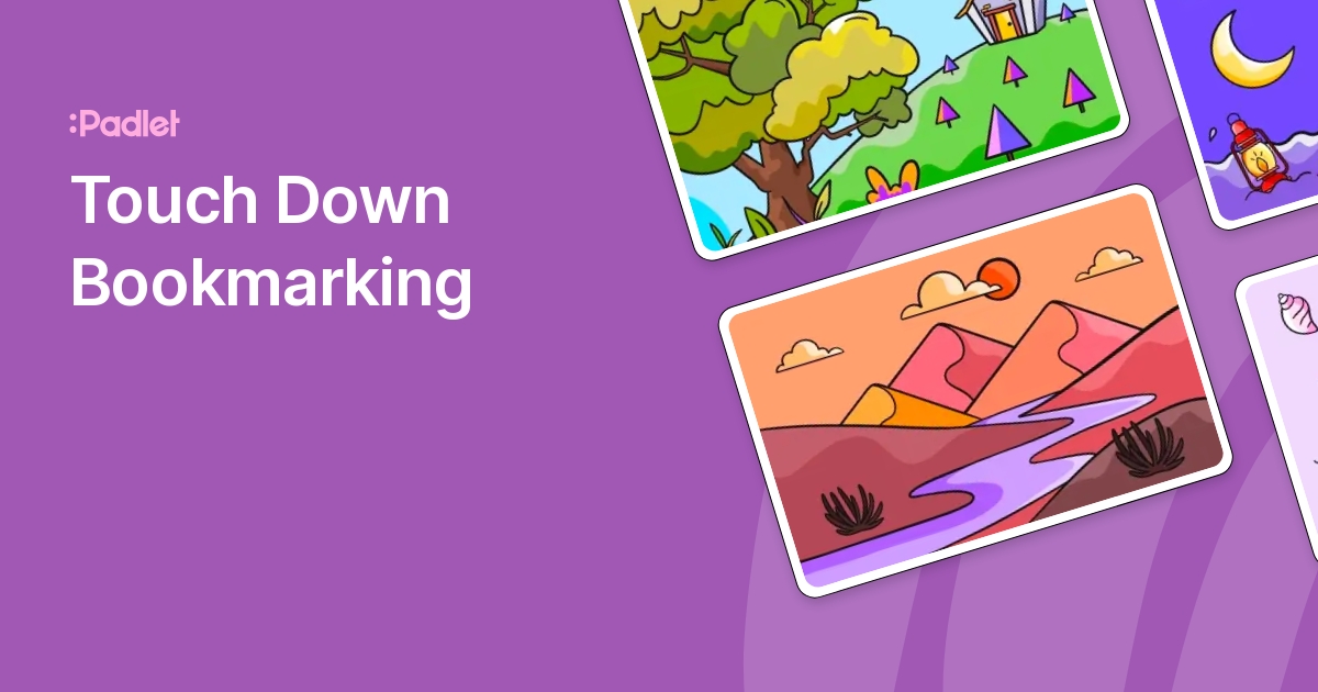 Touch Down Bookmarking