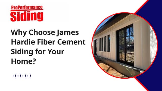 Why Choose James Hardie Fiber Cement Siding for Your Home ? | PPT