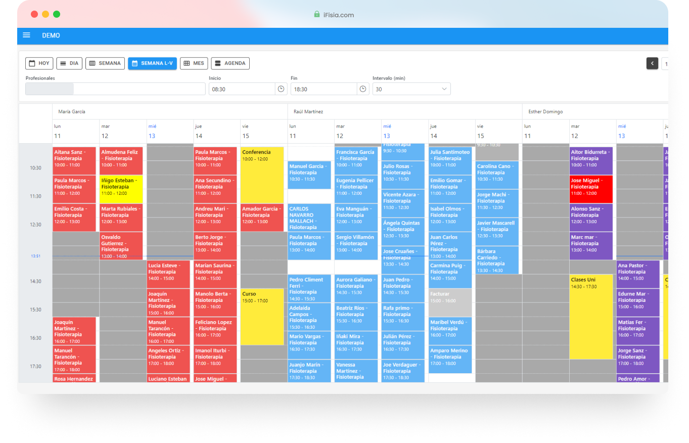 Software for Physiotherapy Clinics