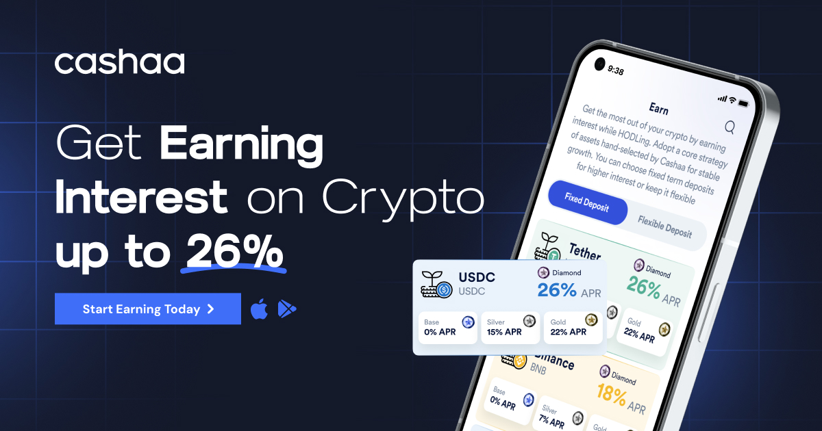 Earn up to 34% APR on your Crypto