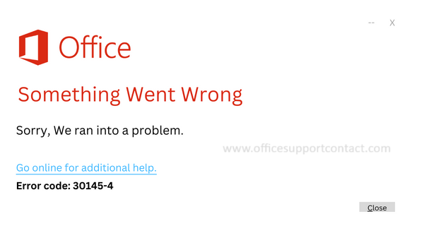 [Solved] Installation Error code 30147-45 in Microsoft Office