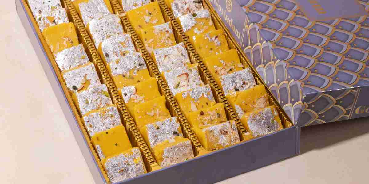 Mango Burfi – Tropical Indian Sweet with Real Mango Magic from Govindam Sweets