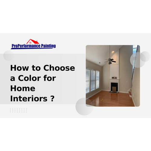 How to Choose a Color for Home Interiors ?