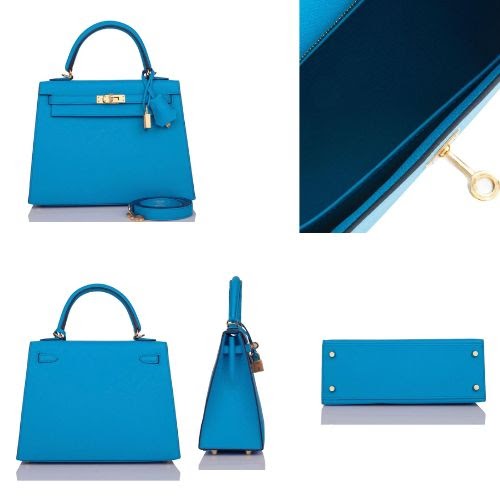 Unmatched Luxury: The HERMES Kelly 25cm Bag in Exotic Gris Perle Ostrich