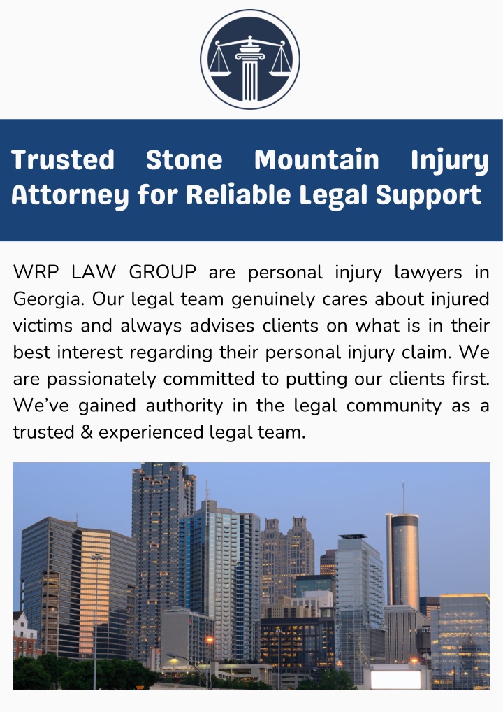 PPT - Trusted Stone Mountain Injury Attorney for Reliable Legal Support PowerPoint Presentation - ID:14388696