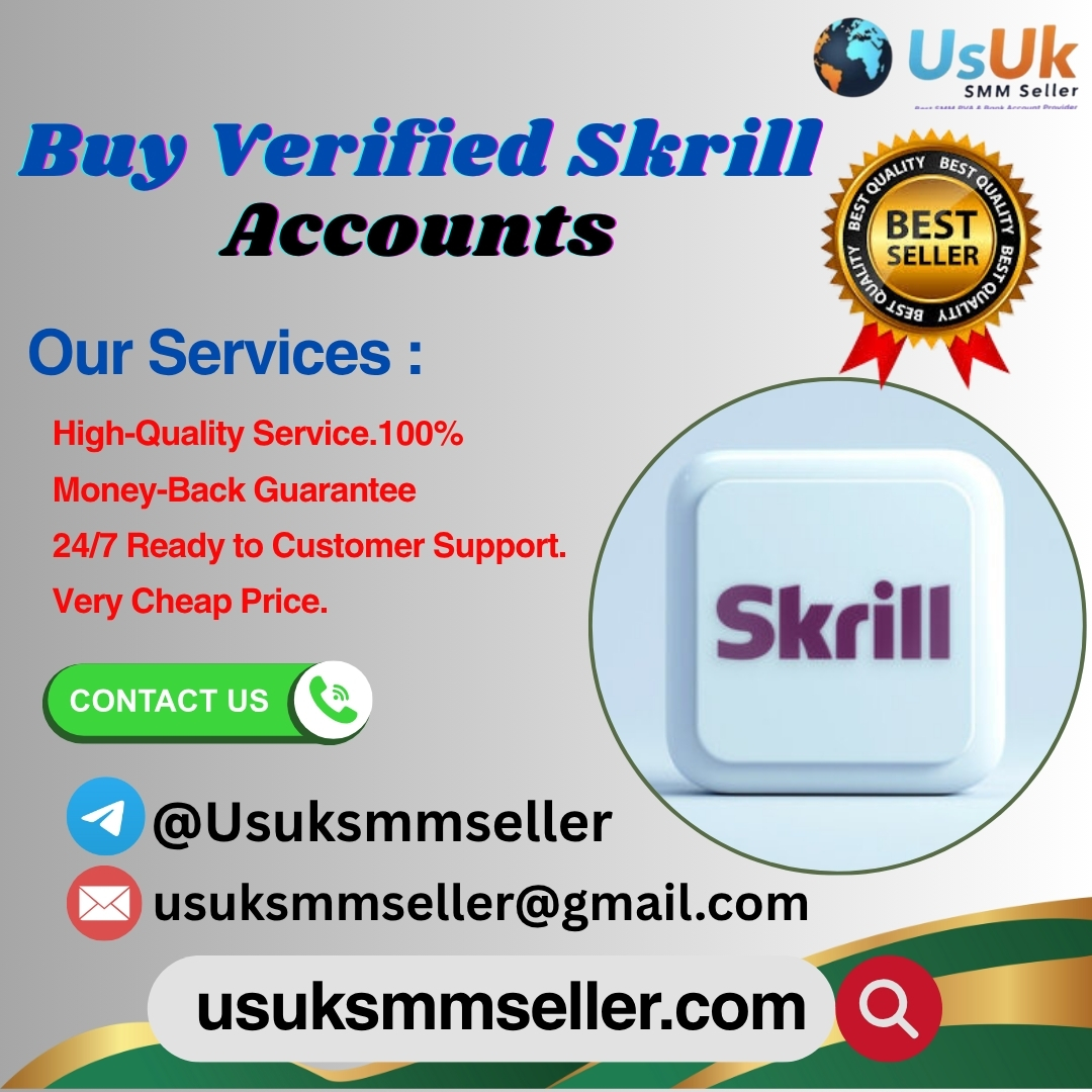 Buy Verified Skrill Accounts with Email & ID Setup Included