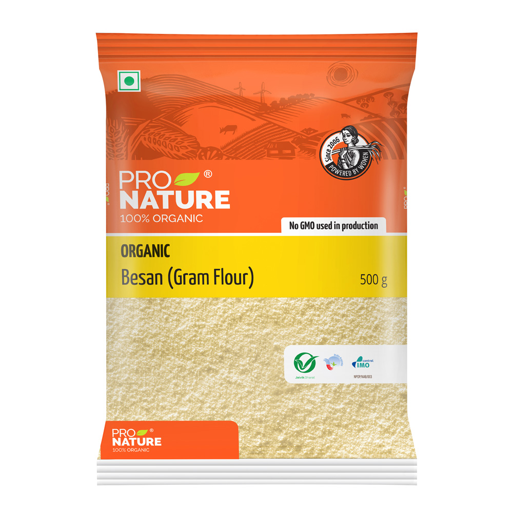 Besan (Gram Flour) 500g - Pro Nature Organic Foods
