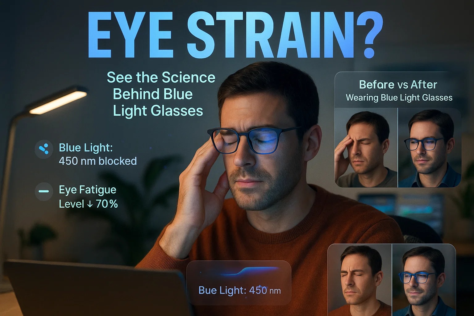 Do Blue Light Glasses Help with Eye Strain? - Refine Optometry - Dr. Joy Lam - Picnobs