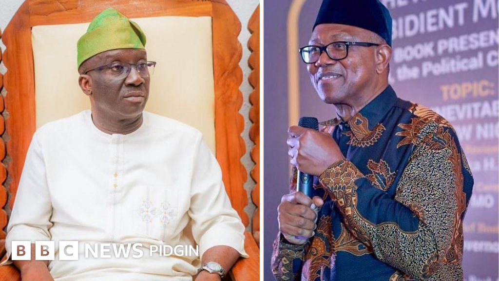 Monday Okpebholo: Edo State govnor comments on Peter Obi see Nigerians react  - BBC News Pidgin