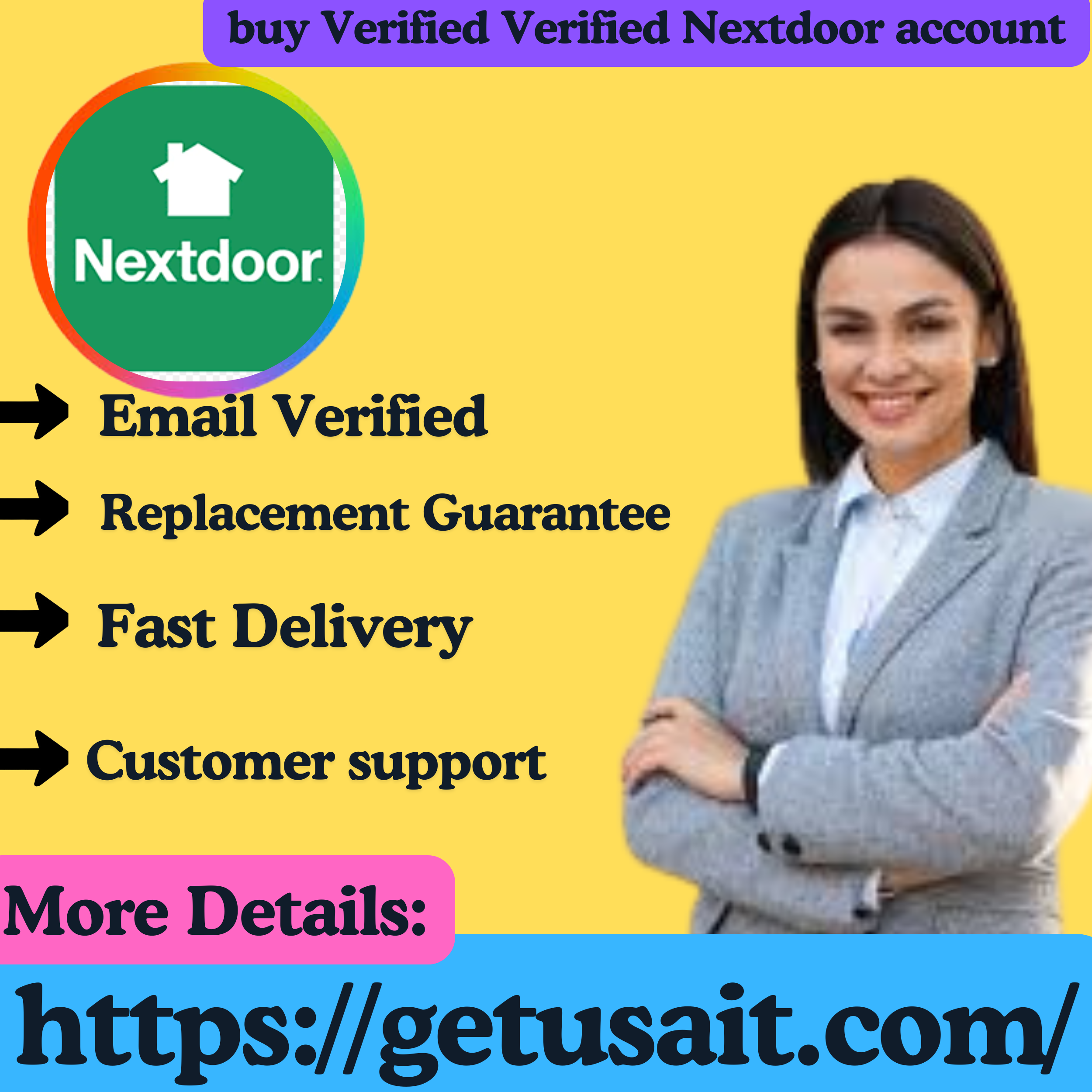 Buy Verified Nextdoor Accounts – GetusaIt