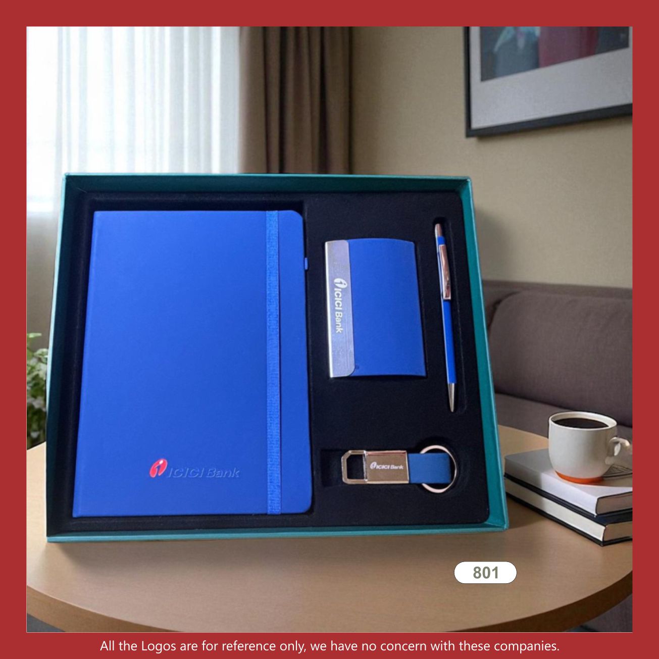Buy 4-in-1 Custom Notebook Gift Sets with Logo Engraving Online
