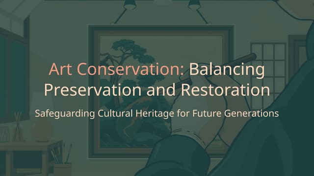 Art Conservation London, Contemporary Art Conservation London | PPTX
