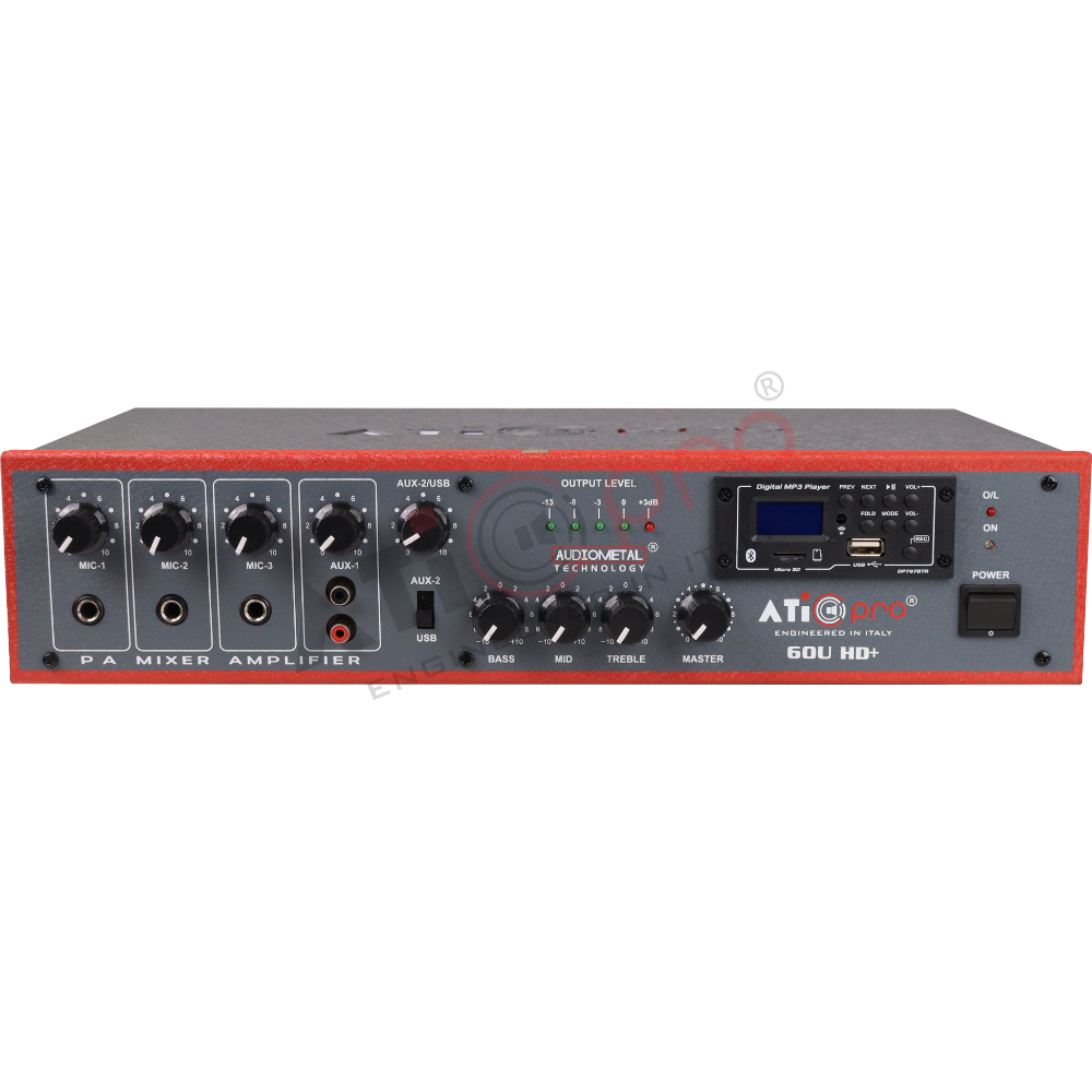 ATIPRO 60U HD Plus PA Amplifier 60 Watt for Clear Sound Output