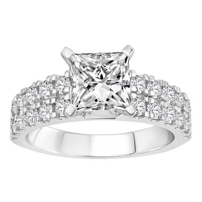 Shop Princess Cut Engagement Rings - Rogers & Hollands