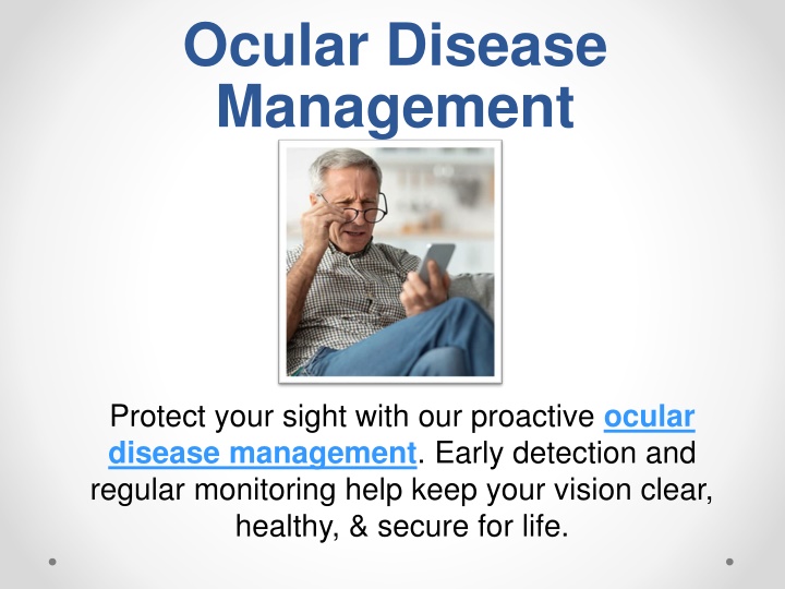 PPT - Ocular Disease Management PowerPoint Presentation, free download - ID:14424848
