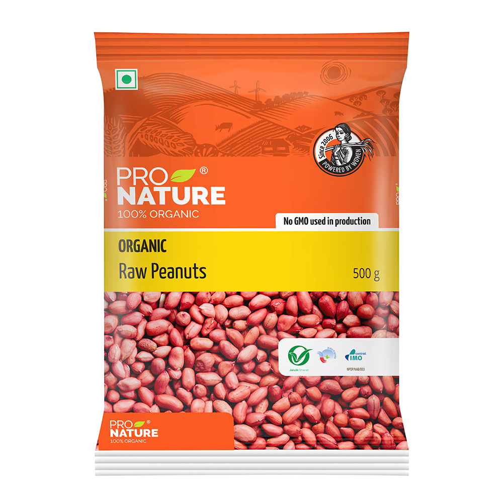 Raw Peanuts 500g - Pro Nature Organic Foods