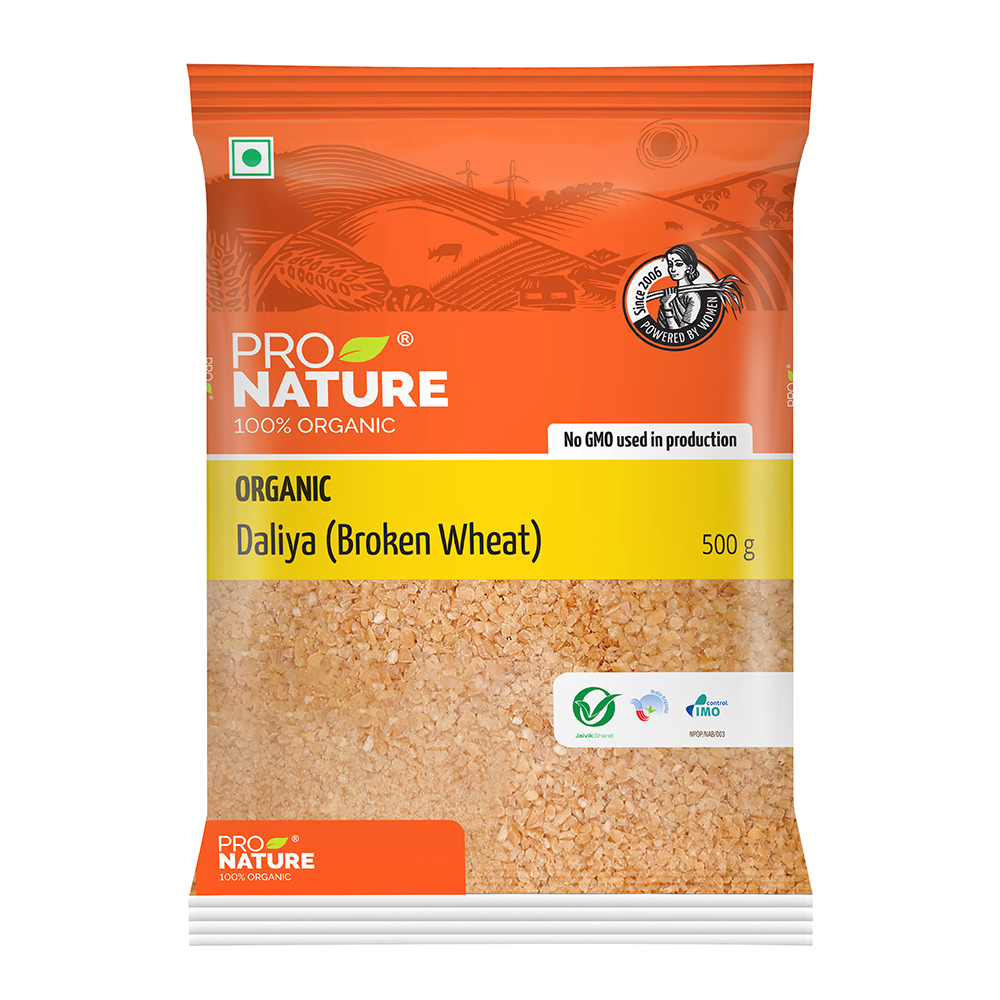 Daliya (Broken Wheat) 500g - Pro Nature Organic Foods