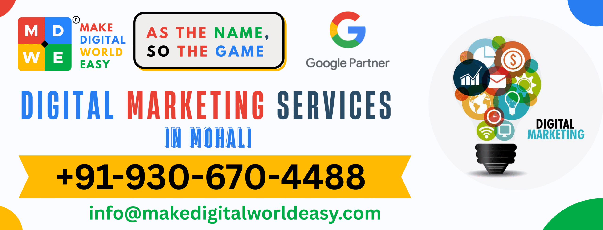 Top Digital Marketing Company in Mohali- Make Digital World Easy!