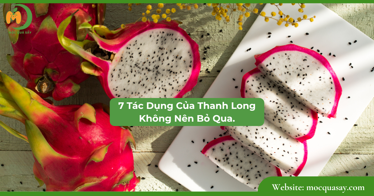 Tác Dụng Của Thanh Long Là Gì? 7 Điều Không Nên Bỏ Qua. - Mộc Quả Sấy