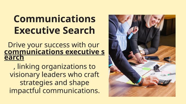 Communications  Executive  Search . pptx | PPTX