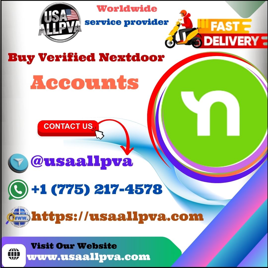 Buy Verified Nextdoor Accounts - 100 % Bulk (PVA, Old)