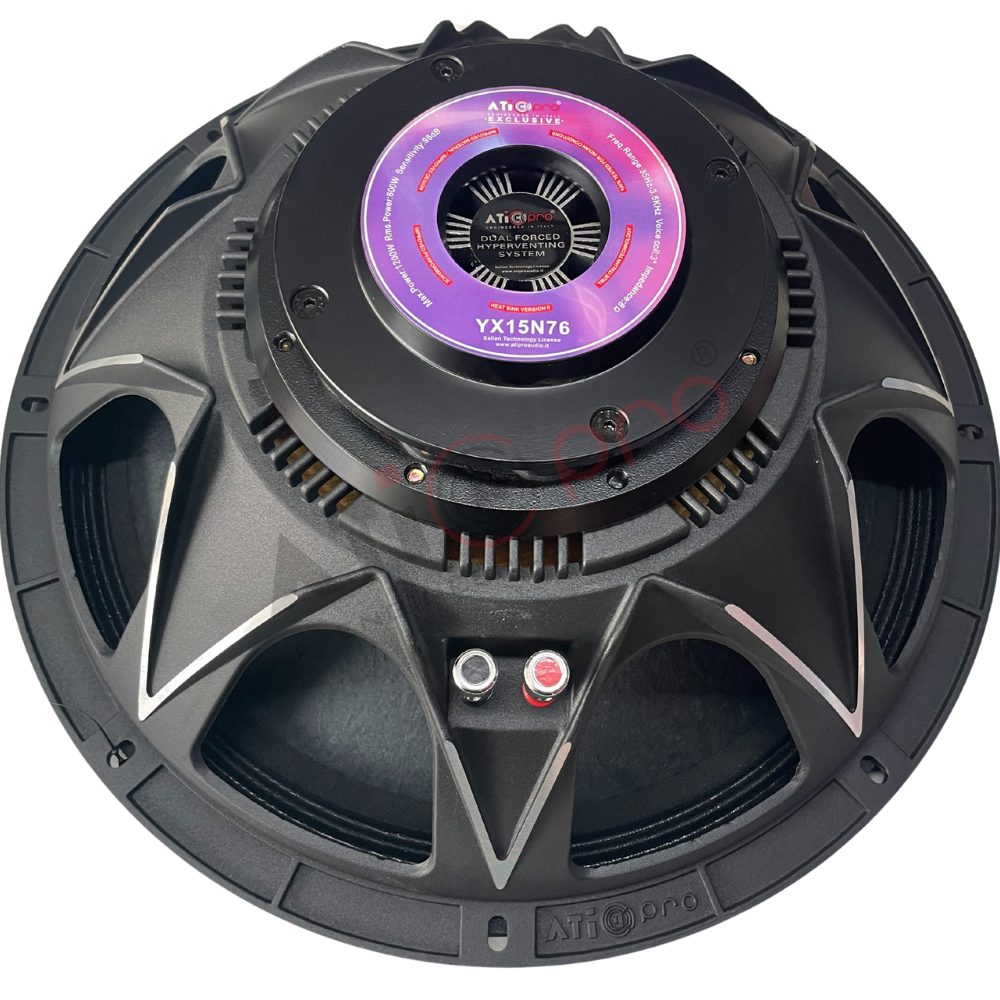 15 Inch DJ Speaker 600 Watt with 3 Inch Voice Coil Model YX15N76