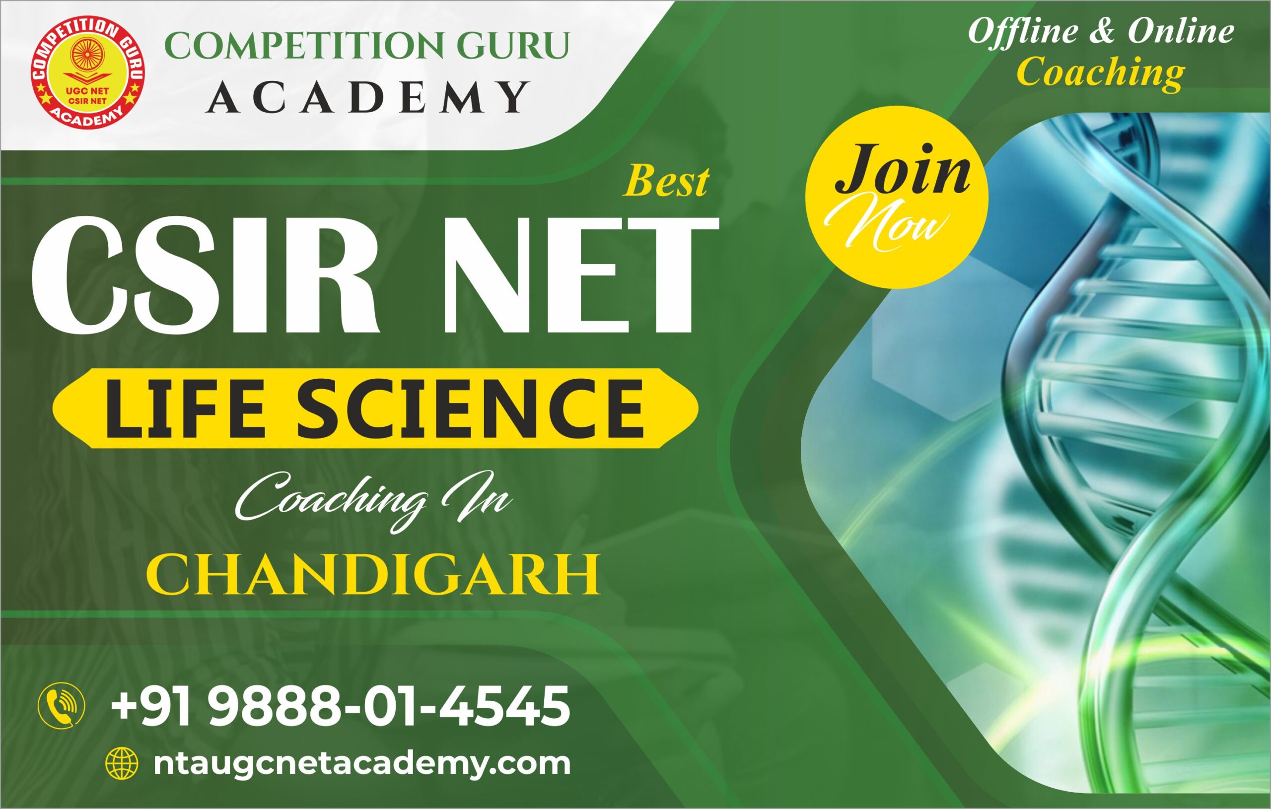 CSIR NET Life Science Coaching in Chandigarh