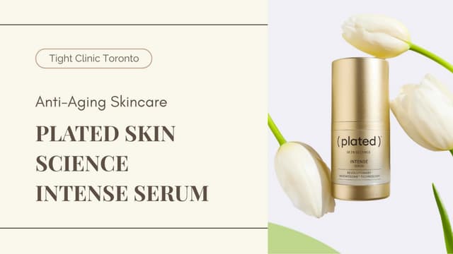 Revitalize Your Skin with Plated Skin Science Intense Serum | PPTX