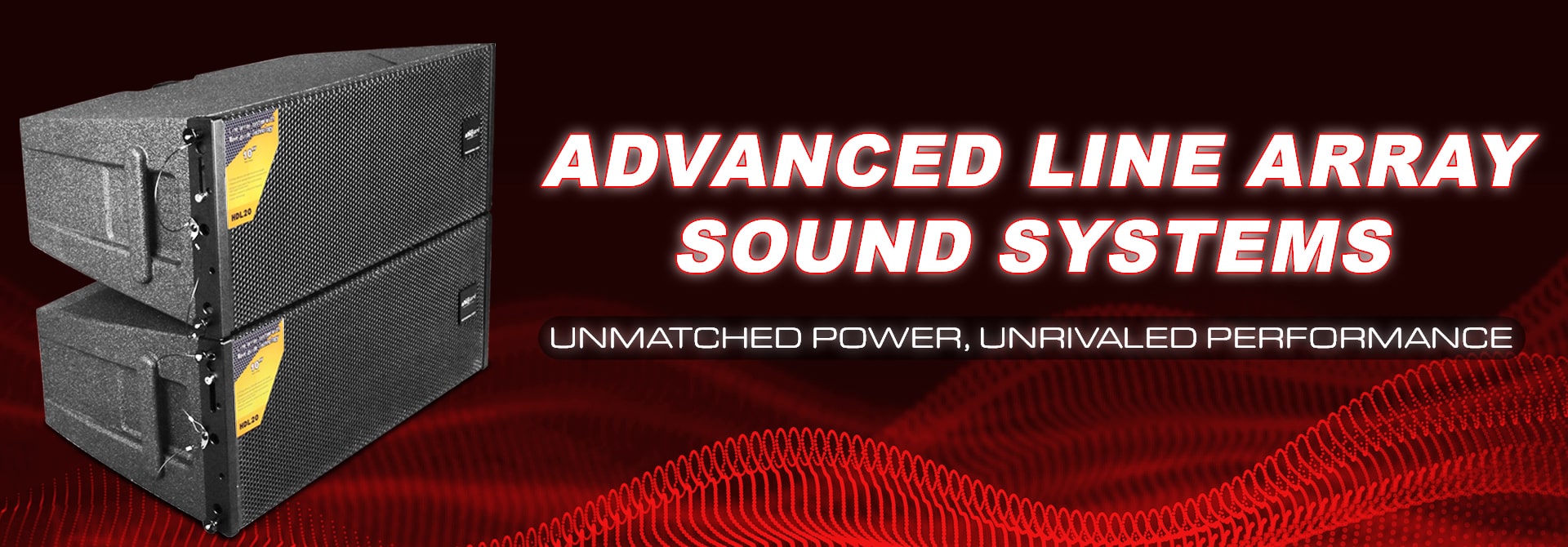 Line Array Cabinet for Powerful and Clear Sound Projection