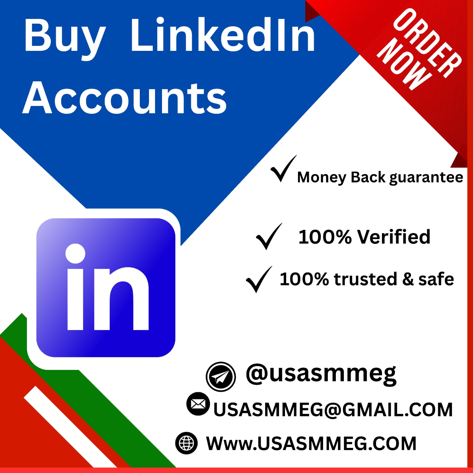Buy LinkedIn Accounts - USASMMEG