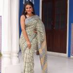Raworiya Bagru Block Print Saree
