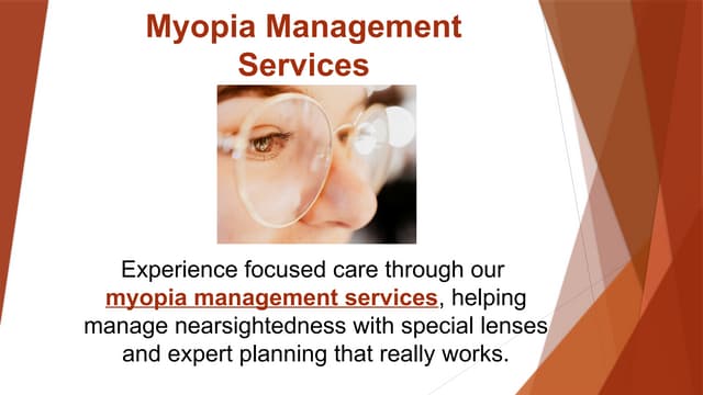Myopia Management Services | PPTX