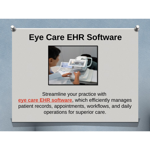 Eye Care EHR Software