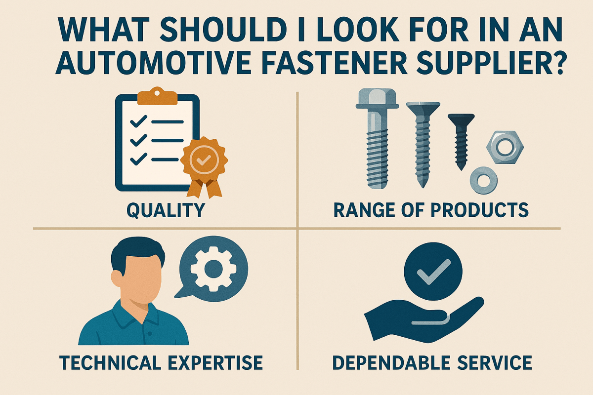 What should I look for in an automotive fastener supplier? – rpplindustriesltd