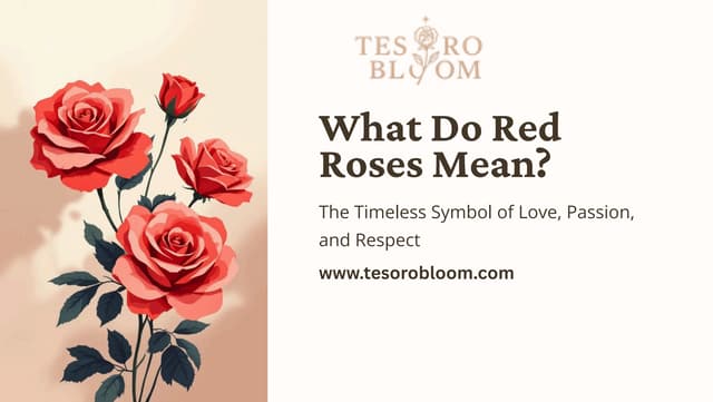 What Do Red Roses Mean in USA? Love & Passion | PDF