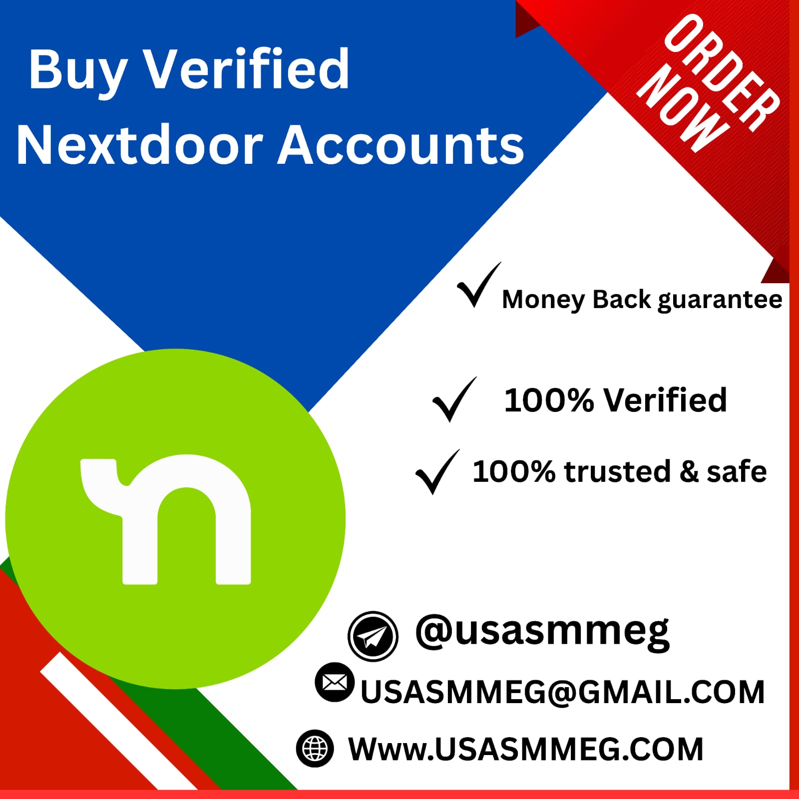 Buy Verified Nextdoor Accounts  - USASMMEG