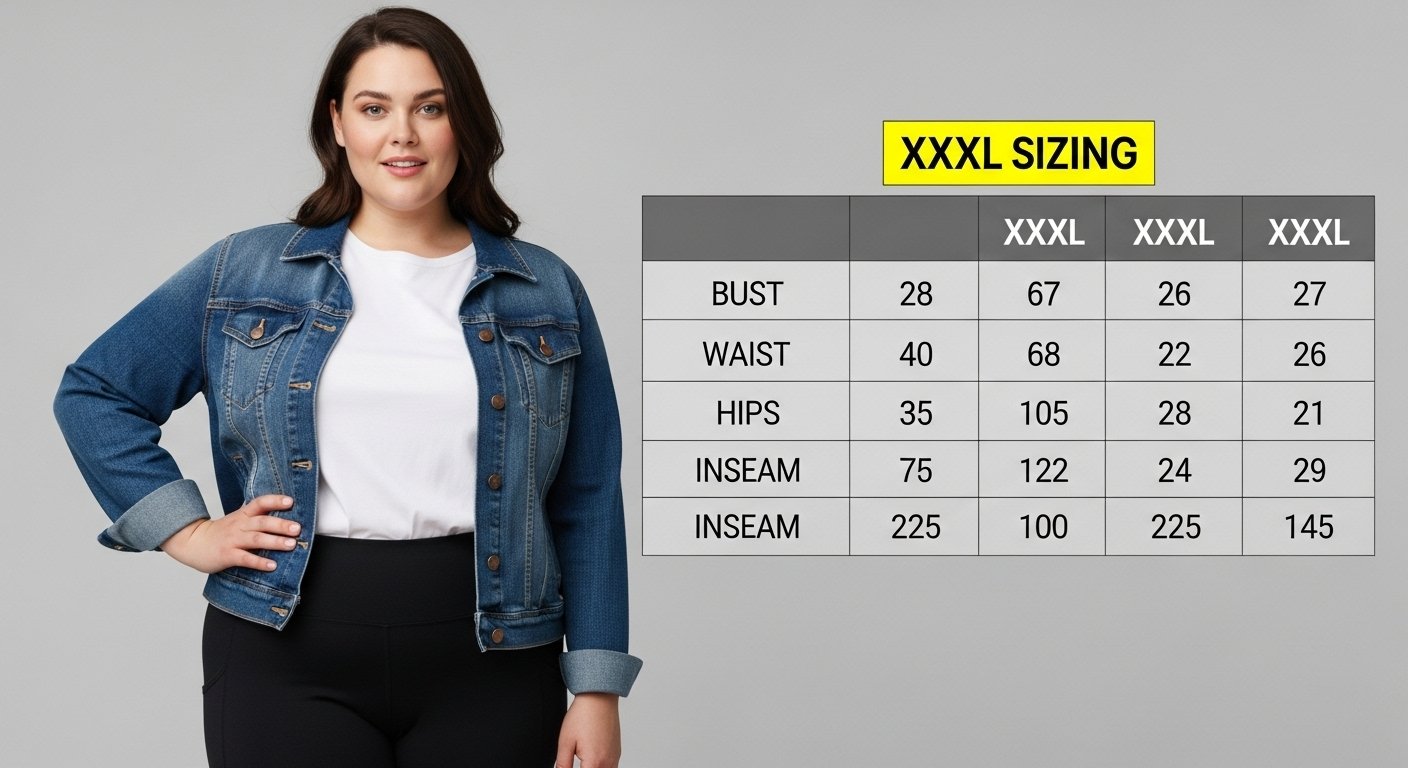 XXXL Size Chart: Find Your Perfect Fit - vastgent.com