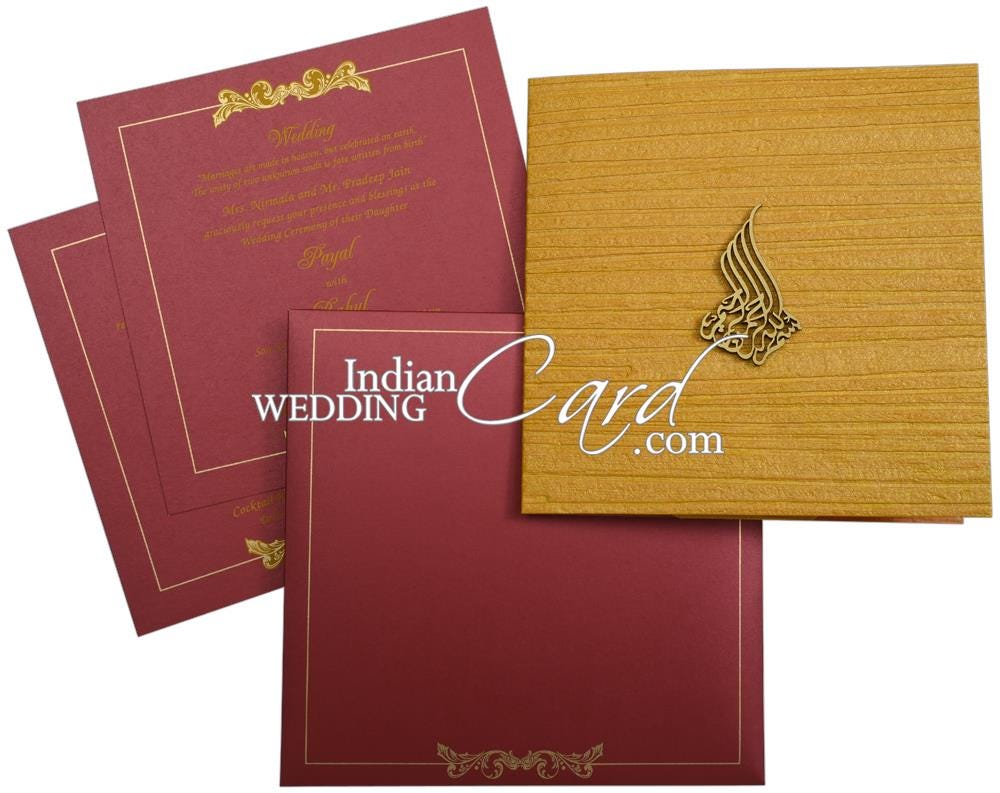 Turn Heads With These Stunningly Beautiful Muslim Wedding Cards | by Indian Wedding Card | Oct, 2025 | Medium