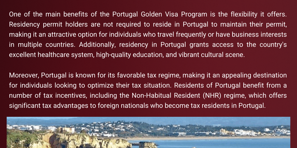 Unlocking Residency in Europe: The Portugal Golden Visa Program Explained by Farro & Co - Infogram