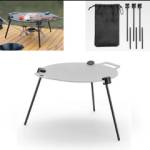 Portable BBQ grill stand