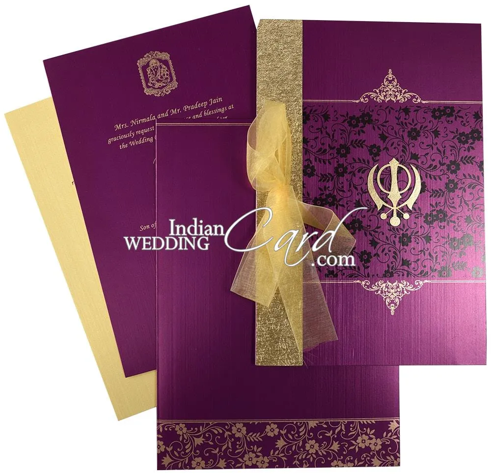 Sikh Wedding Invitations: Where Faith Meets Fine Design