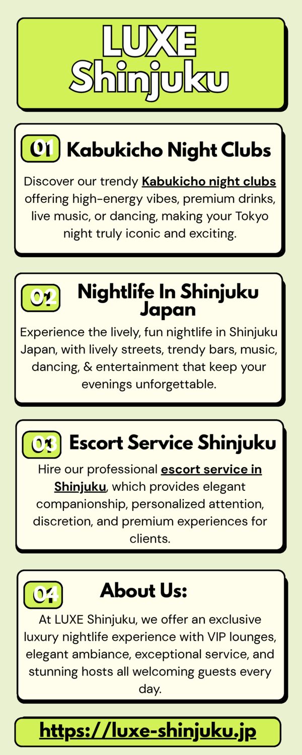 Kabukicho Night Clubs - LUXE Shinjuku