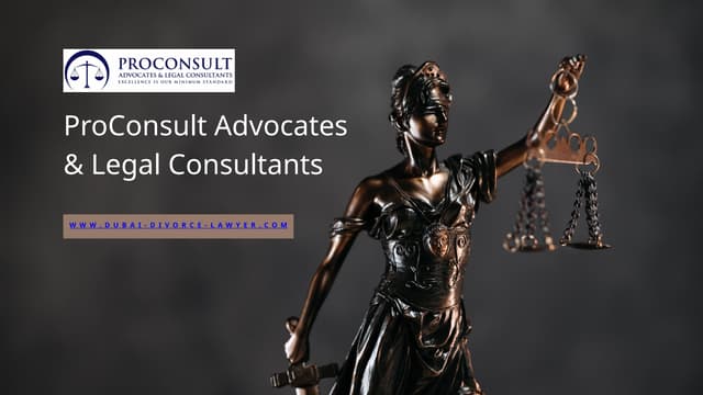 Leading Law Firm in Dubai UAE for Divorce and Family Law Matters | PPTX