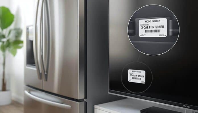 How to Locate Your Appliance Model Number