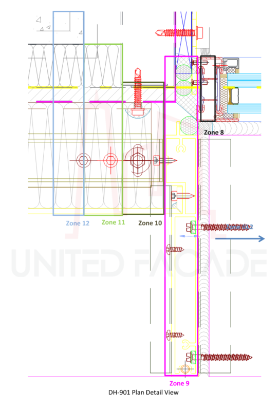 Curtain wall Acoustic Calculation Services | United Facade - United Facade - Medium