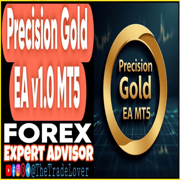 Precision Gold EA v1.0 MT5 (Works on Build 5370+) | Forex Robot | MT5 Expert Advisor - The Trade Lovers