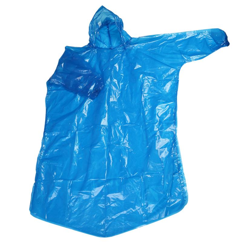 Blue Disposable Ponchos – Raincoats | Eco Packaging Experts