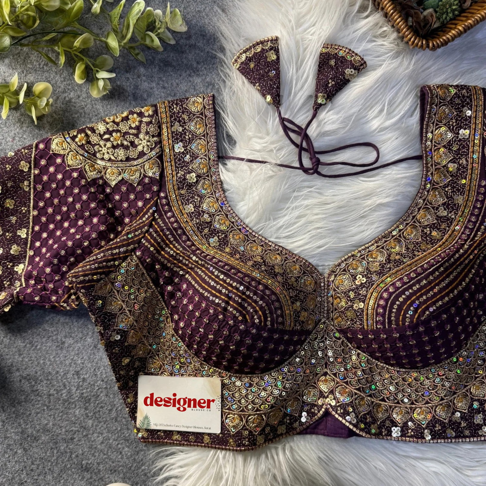 Georgette Blouse for Saree & Lehenga: Handwork, Embroidery, Diamonds, Designs